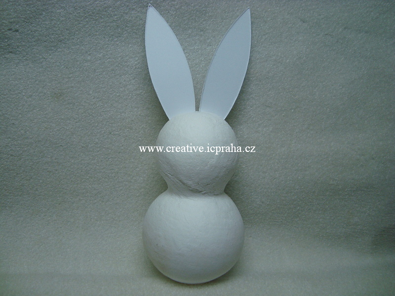 figurka vatová - Zajíc velký 14cm  - 1ks 41005001